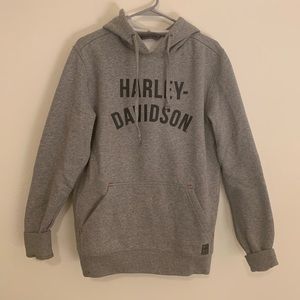 Men’s grey Harley Davidson hoodie